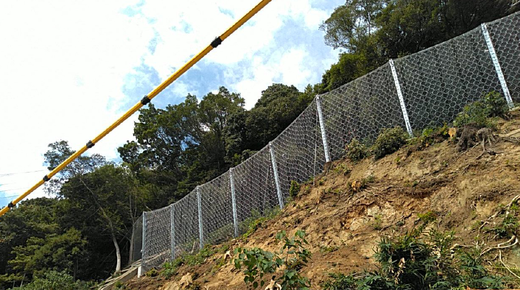 兵庫県神戸市-防護柵工事