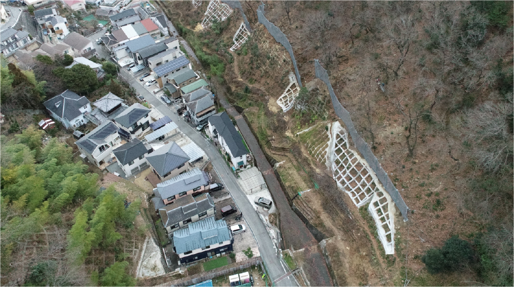 兵庫県宝塚市-防護柵工事
