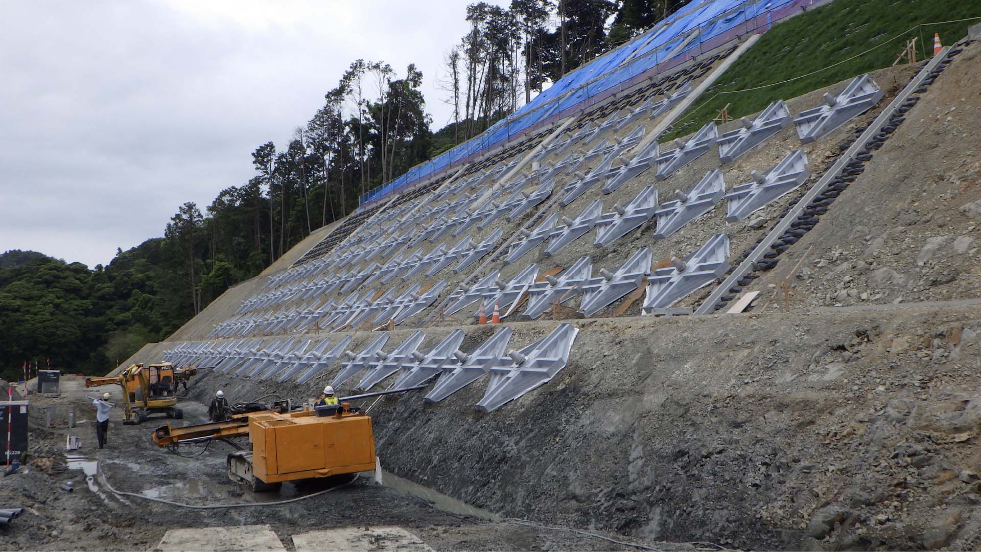 ロックボルト アンカー工事