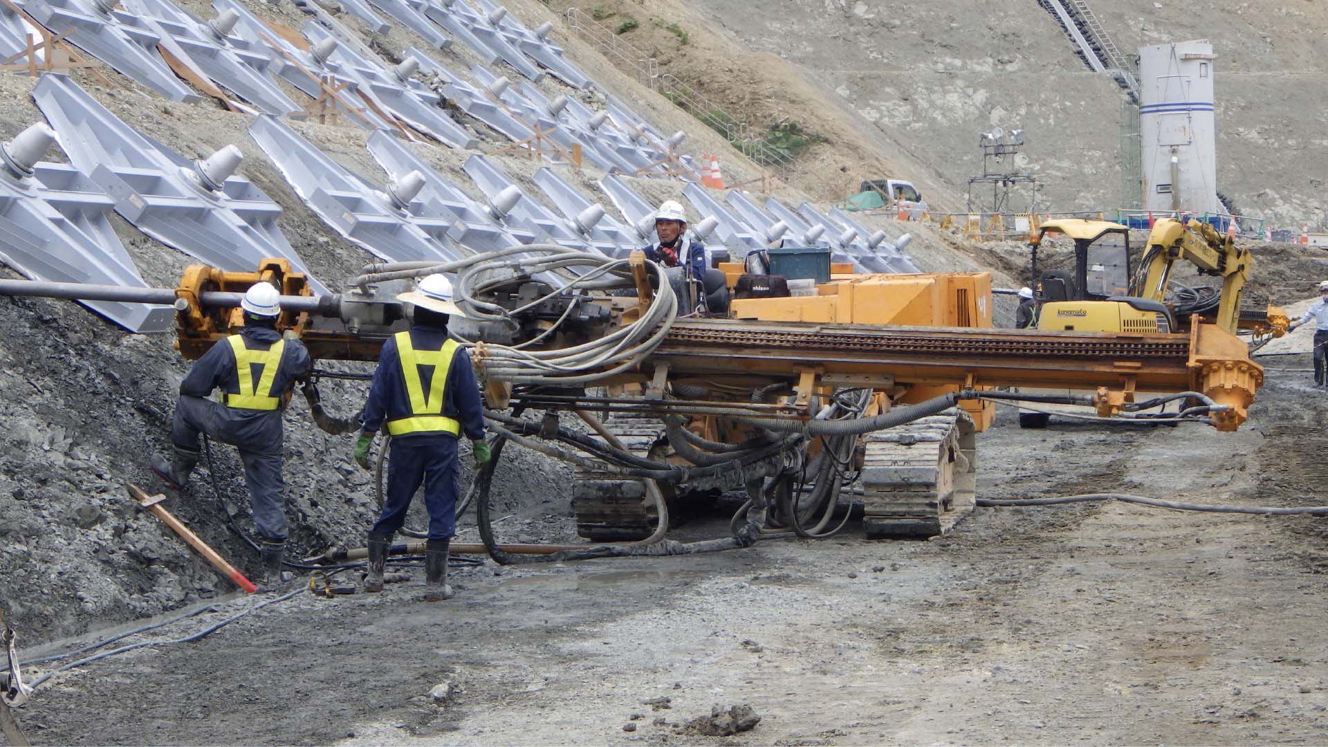 ロックボルト アンカー工事